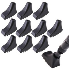 Trekking Pole Anti Slip Cover 10pcs Rubber Mud Protector for Hiking Poles