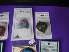 LOT of 14 NEW Hiking Walking Stick Medallions National Parks
