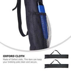 2 Pcs Alpenstock Buggy Bag Hiking Pole Carrying Case Travel Walking Stick