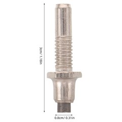 5pcs Trekking Pole Tip Replacement – Tungsten Steel Walking Stick Screw-On Tips