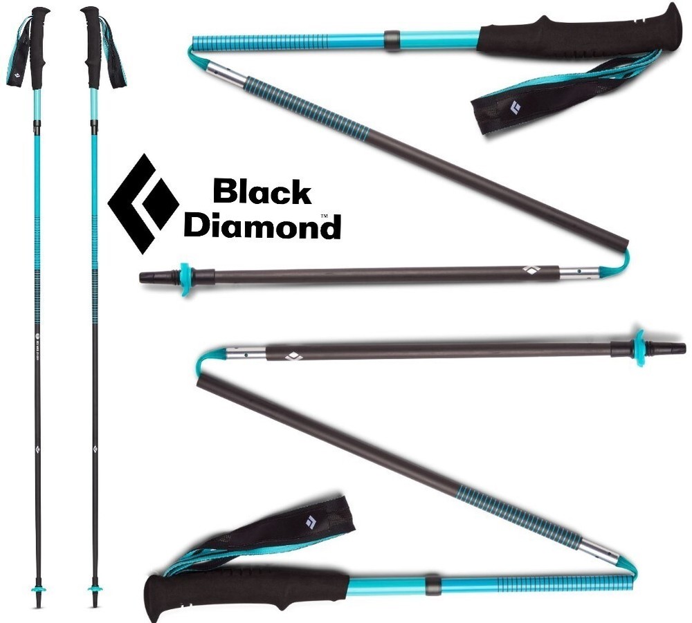 BLACK DIAMOND distance carbon Z DEMO trail run poles ultralite 3 section 105 cm
