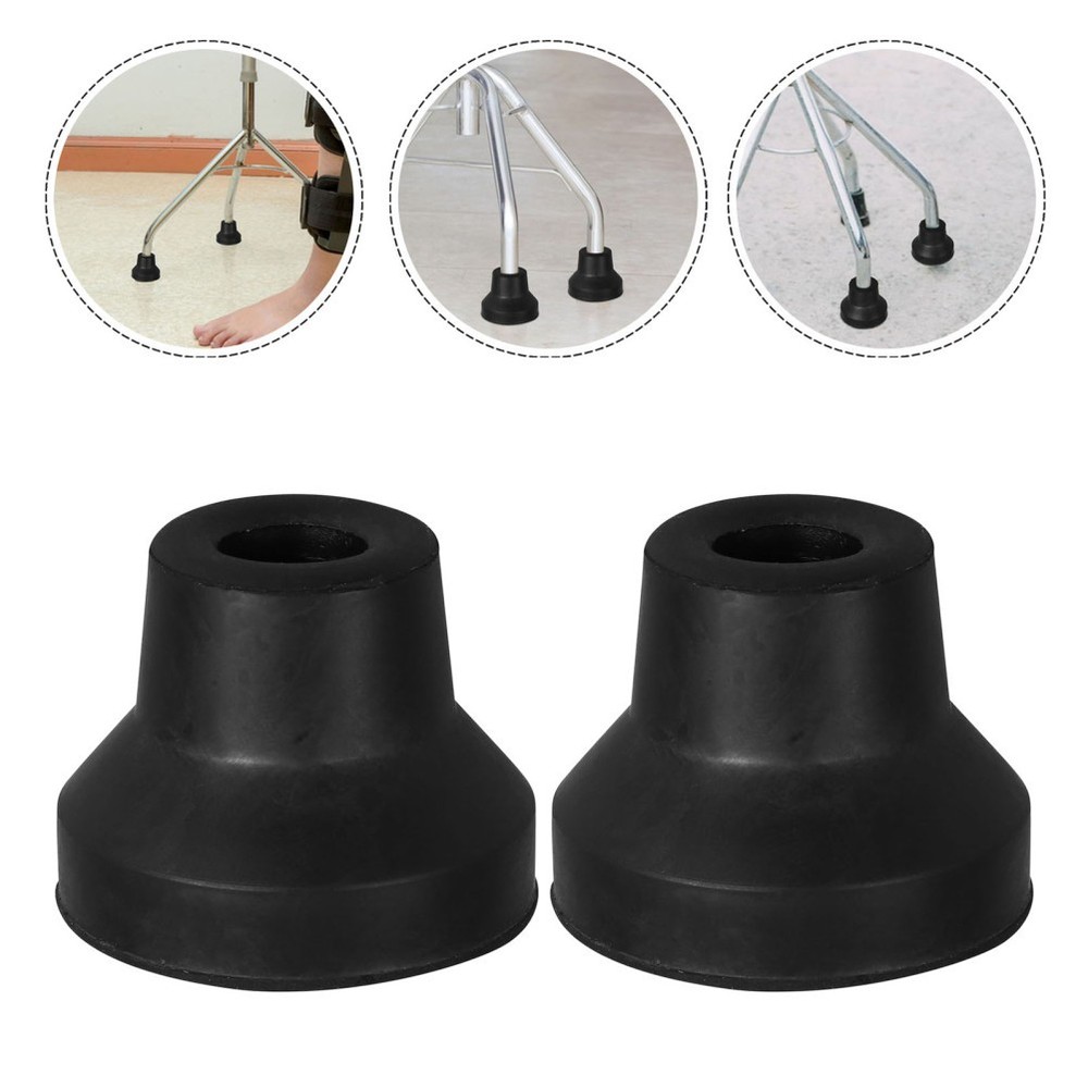 8 Pcs Walking Stick Bottom Rubber Tips Cane Grip Replacement Crutch