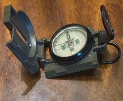 Brunton Lensatic Military Style Sighting Compass Hiking And Camping Navigation