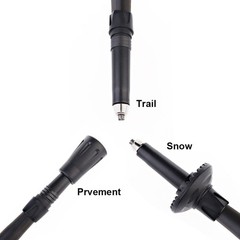 Trekking Pole Tips Protectors,Replacement Rubber Tips Fit Most Standard Hiking