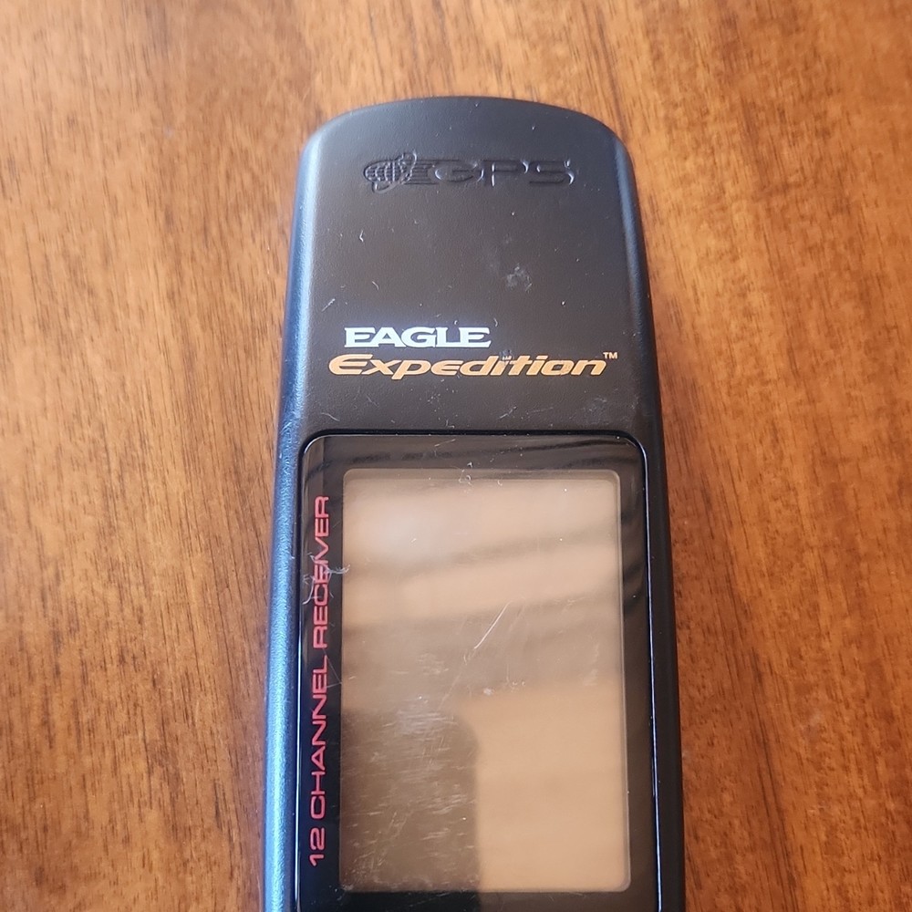 Eagle Expedition 12 Channel Receiver Handheld GPS for Hiking Hunting Black