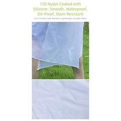 Windproof Waterproof Rain Skirt Packable Ultralight with Adjustable Waist