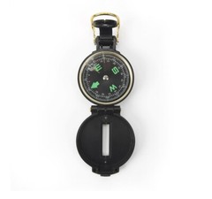 OZARK TRAIL LENSATIC COMPASS, GLOW IN THE DARK, 5093 BLACK