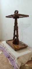 Handmade Antique Designer Wooden Storage Rack for Walking Canes Sticks Golf Club