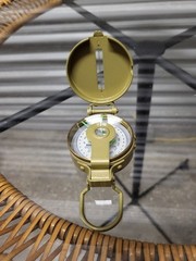 VINTAGE “LIQUID FILLED” LENSATIC COMPASS