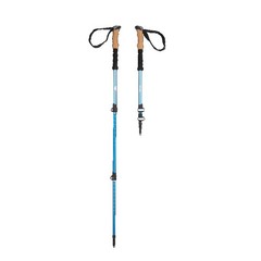 Lightweight Carbon Fiber Adjustable Quick Lock Trekking Poles with Cork Grip