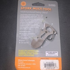 Universal Survival Technologies Spork Multi-Tool Camping Backpacking Hiking New