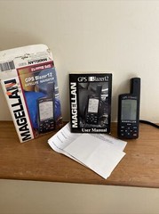 Magellan GPS Blazer 12 Satellite Navigator Outdoors Hiking w/Box & Manual TESTED