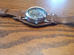 Vintage Tokyo Compass TC Japan Wrist Compass Chrome Locking Lever. Glow in Dark