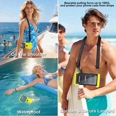 Mangix Underwater Touch Screen Compatiable Phone Case,Universal Snorkeling Di…