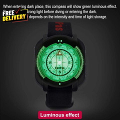 Diving Sighting Wrist Compass for Outdoor Orienteering Mountaineering Hiking