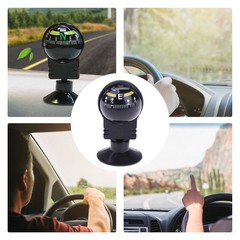 Adjustable Car Vehicle Dashboard Navigation Compass Ball for Boat Marine Truck