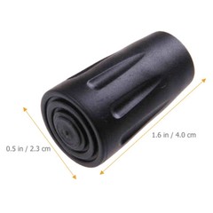 10 Pcs Rubber Head Cane Cover Trekking Pole Replacement Tips Travel Protectors