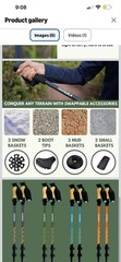 Outsura Trekking Poles for Hiking Collapsible Lightweight Aircraft Graded