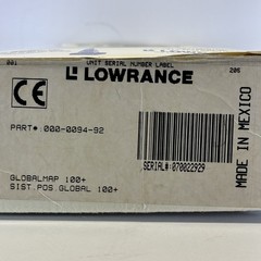 Tested Working Lowranc Globalmap 100 Plus GPS Receiver with Box Manual and More!