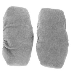 2Pcs Elastic Forearm Crutch Covers Durable Padding Soft Sponge Grey for Elderly