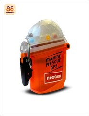 Marine Rescue GPS Personal Locator Beacon Orange 2 Pack