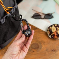 Sun Company TempaComp – Ball Compass and Thermometer Carabiner | Hiking