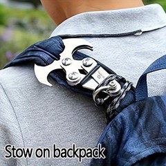 Foldable Climbing-used Heavy-duty Sturdy Durable Folding Climbing Four-Claw Hook