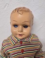 Old Celluloid Celluloid Doll Steiner Doll 50cm Sleep Eyes Collectors Vintage
