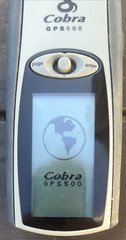 Handheld Cobra GPS 500 Global Positioning System GPS WORKS!