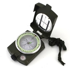 High Quality Pocket Military Army Geology Metal Compass Military Green Color