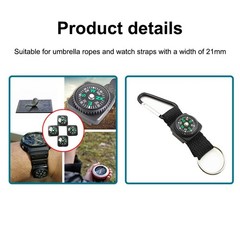 Set of 25 Button Compass Mini Pocket Compass for Outdoor, Hiking & Camping