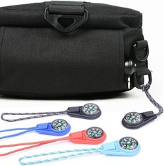 Durable Mini Compasses for Kids, 10-Pack with Nylon Straps for Easy Carrying