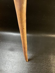 58″ Cedar Wood Twisted Staff Hiking Stick Walking Cane HandMade USA 2001 Vintage