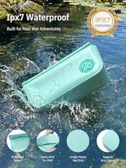 IPX7 Waterproof Fanny Pack with Magnetic One-Hand Closure, Durable 2.5L Mint