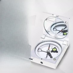 Waterproof Etched Compass Measuring Altitude/altitude Difference Grade Angles