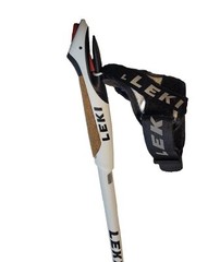 LEKI Nordic Walking Platinium Fixed Length Walking Poles White 110cm **NO WRIST