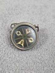 Vintage Marble’s Gladstone Michigan Pocket Compass Brass (Non-Working)