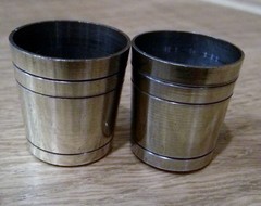 SOLID BRASS WALKING STICK “ULTRA” FERRULES. THICK *4mm BASE* Choice of 12 SIZES