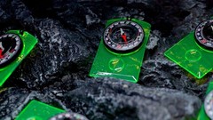 Acrylic Orienteering Compass for Hiking, Backpacking, Map Reading & Navigation