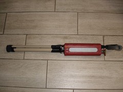 STEP2GOLD Ta-Da Chair Series 2 PRO Portable Walking Stick Cane w/ Seat RED