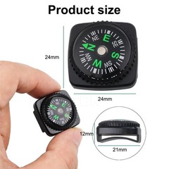 Set of 25 Button Compass Mini Pocket Compass for Outdoor, Hiking & Camping