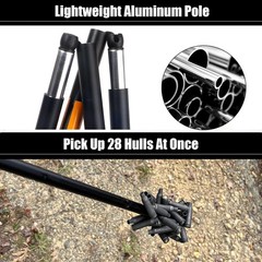 Shotgun Shell Hull Retriever Pick Stick, Magnetic Shell Retriever Pickup Pole, S