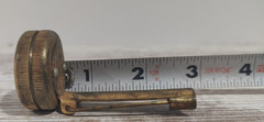 Vintage Brass Hunting Jacket Pin-on Compass, Japan