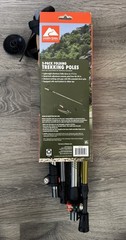 OZARK TRAIL Aluminum Folding Quick Lock 2 PC.Trekking / Hiking Poles W/Cork Grip