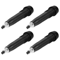 4Pcs Trekking Pole Tips Replacement Durable Carbon Steel Anti Slip Black