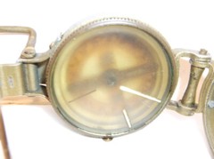 Vintage Compass Lensatic Directional Liquid Filled Engineers Compass Japan