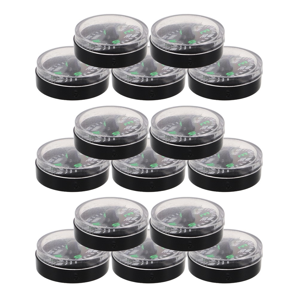 20 Pcs Portable Mini Plastic Compass Lightweight Touring Compass for Backpacking