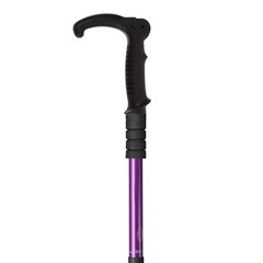 Sturdy Black Walking Stick Handle Grip Replacement for Enhanced Outdoor Support