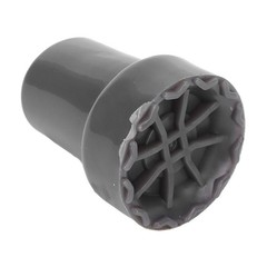 5PCS 22mm Single Angle Cane Tips Imitation Tire Texture Preservative