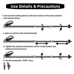 Quick-Lock Trekking Poles – Lightweight & Durable for Mountain Trails​